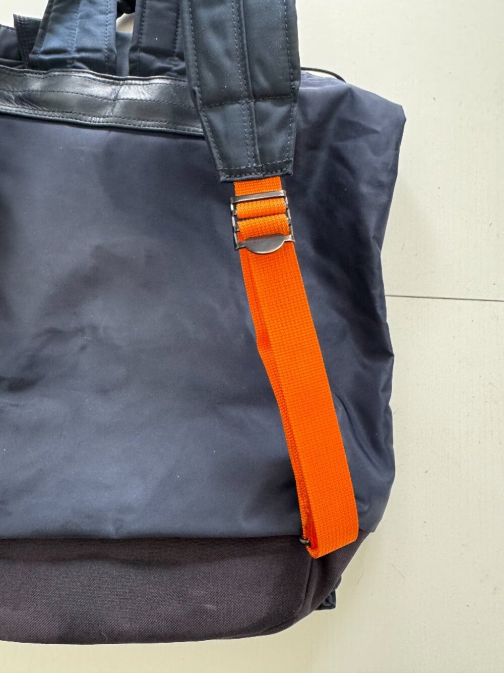 RAG & BONE Porter-Yoshida RARE 2016 Navy Nylon & Leather Backpack Made in Japan - Picture 9 of 14
